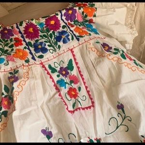 Vintage Maxi Dress with artful embroidery